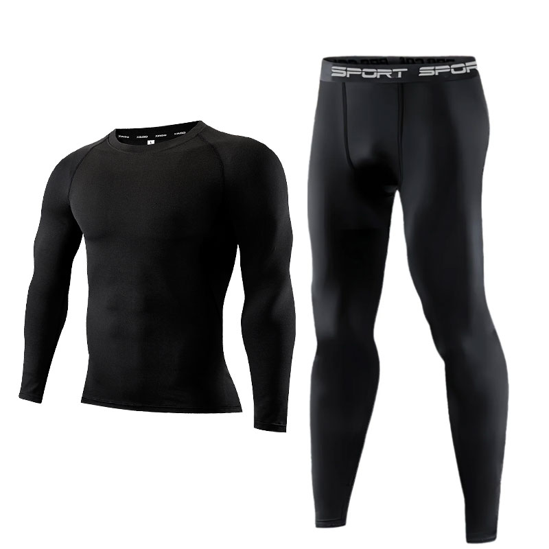 2PCS Men's Compression Set Lon - Compression Long Pant review and price