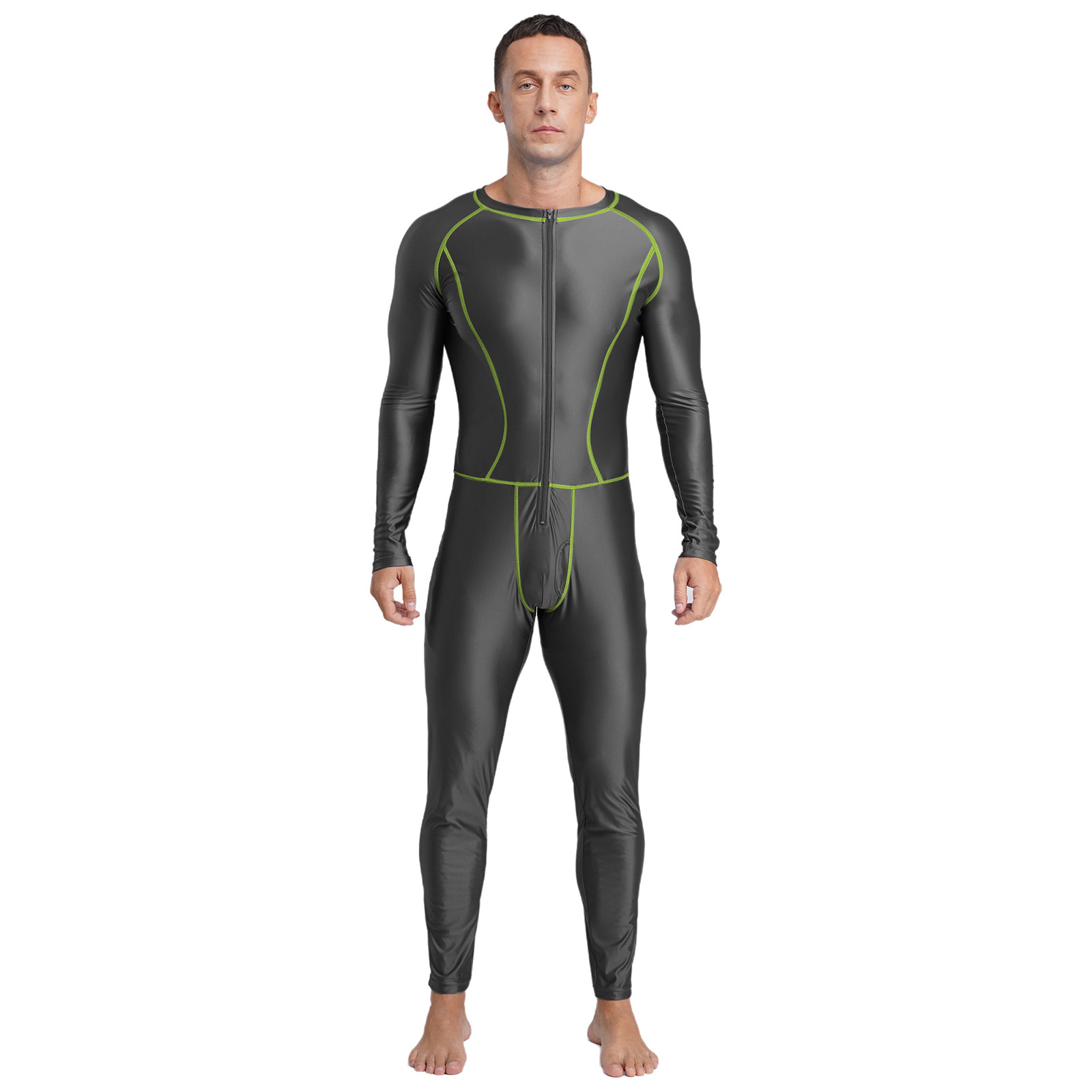 Swimwear Mens Swimsuit Glossy  - Compression Long Pant review and price