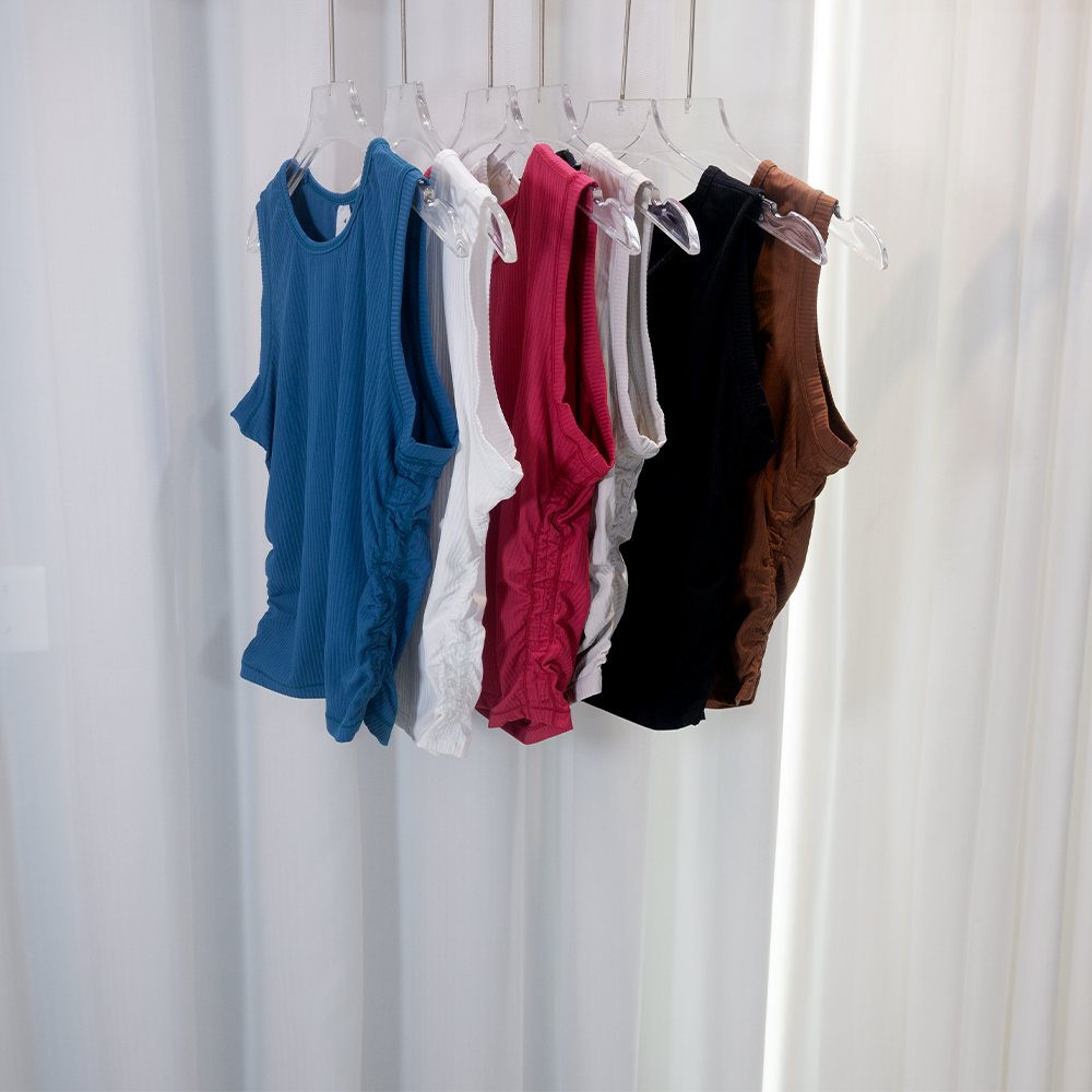 Summer Yoga Wear Ribbed Tank T - Tank Top Ribbed review and price